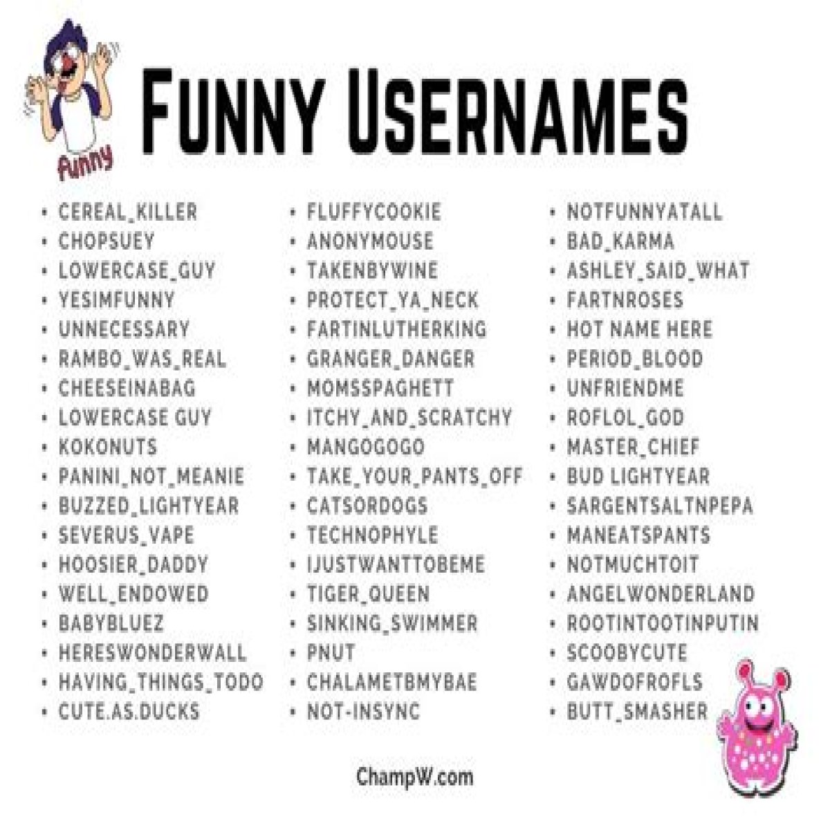 Laugh Out Loud: The Best Very Funny Usernames For Every Occasion
